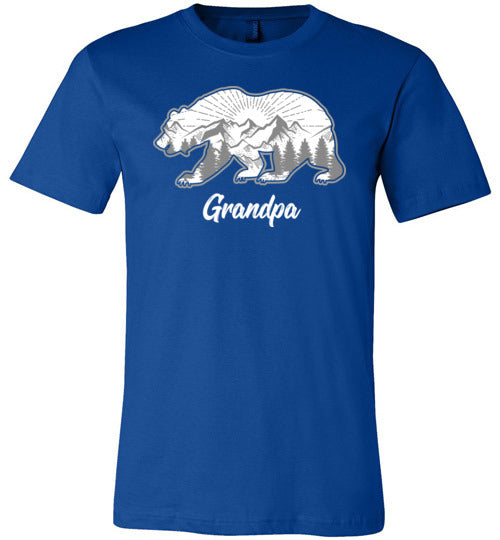 Grandpa Bear Mountains Forest Canvas