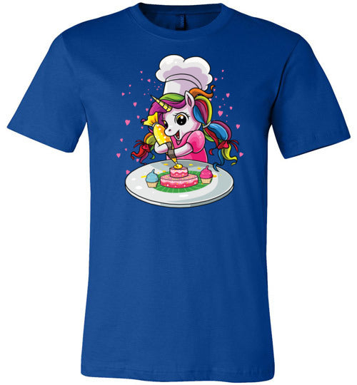 Unicorn Baking Cupcakes Canvas