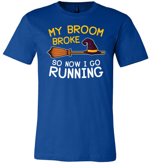 Broom Broke Running Canvas