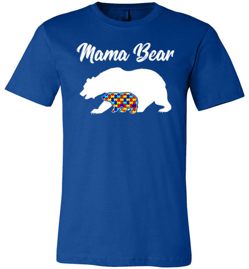Autism Mama Bear Canvas