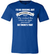 Christian Jogging But Proverbs Canvas