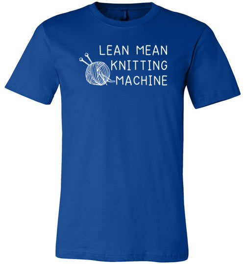 Lean Mean Knitting Machine Canvas