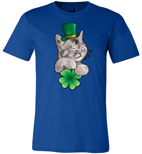 St. Patrick's Day Cat Canvas