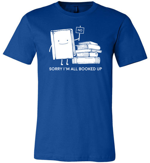 Sorry Booked Up Reading Canvas