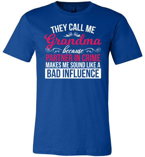 Grandma Partner In Crime Canvas