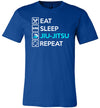 Eat Sleep Jiu-Jitsu Canvas