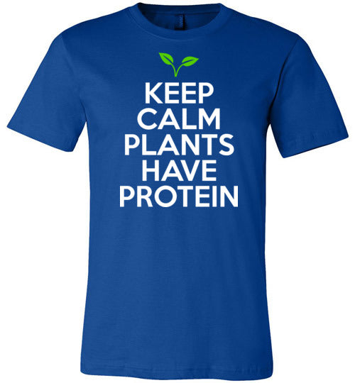 Keep Calm Plants Have Protein Canvas