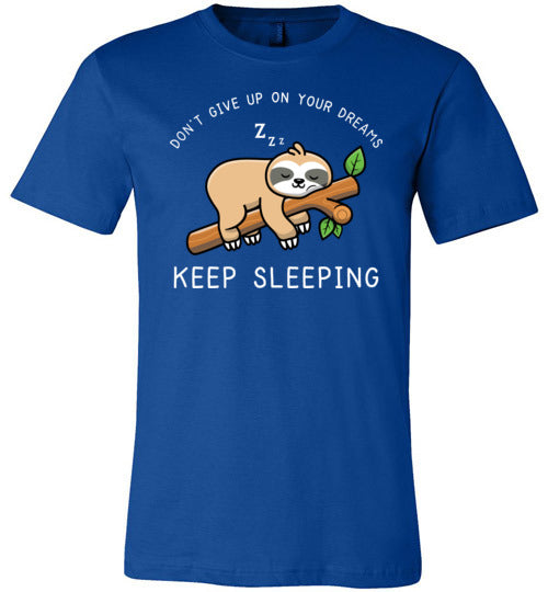 Sloth Dreams Keep Sleeping Canvas