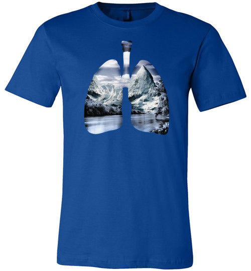 Hiking Nature Lungs Canvas