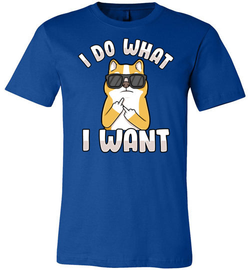 Shiba Inu Do What I Want Canvas