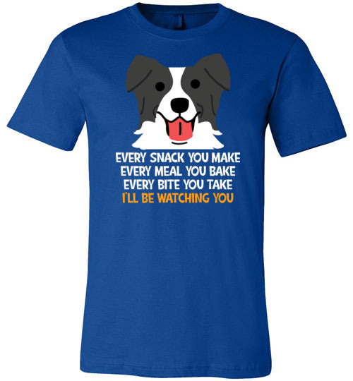 Border Collie Every Snack Canvas