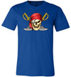 Pirate Skull Crossed Swords Canvas