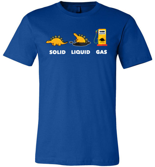 Dinosaur Solid Liquid Gas Canvas