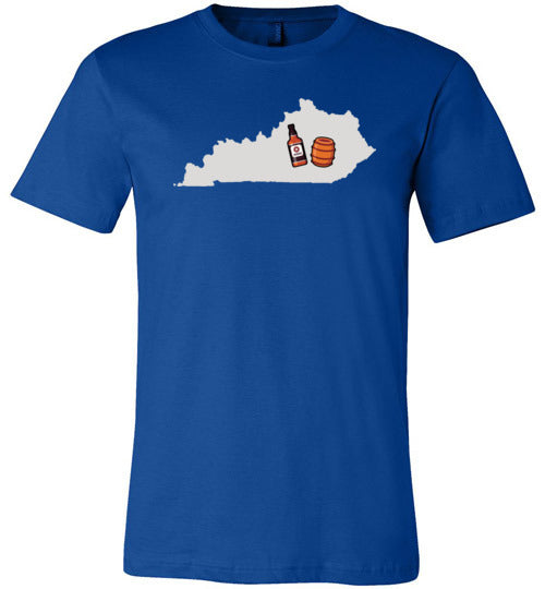 Kentucky Bourbon State Canvas