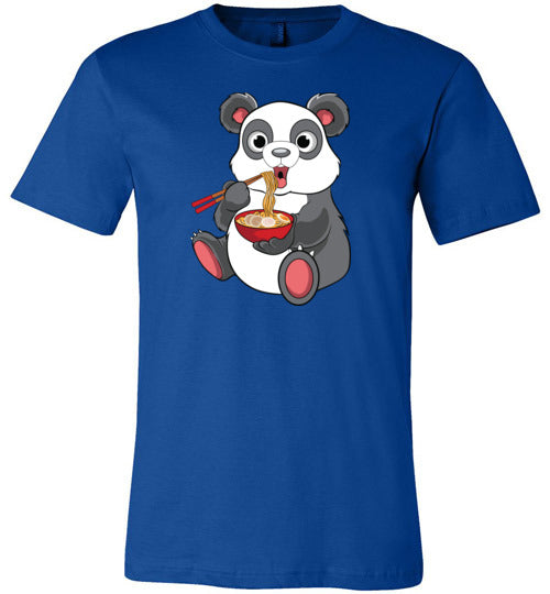 Panda Eating Ramen Canvas