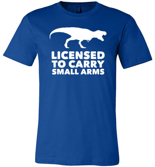 Licensed To Carry Small Arms T-Rex Canvas