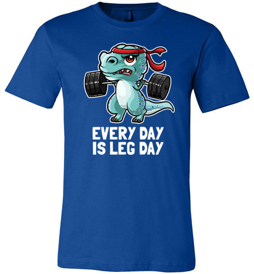 T-Rex Workout Every Day Is Leg Day Canvas