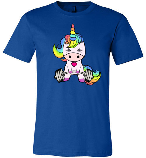 Unicorn Weightlifting Gym Canvas