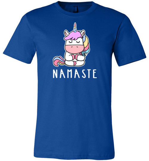 Yoga Unicorn Namaste Canvas