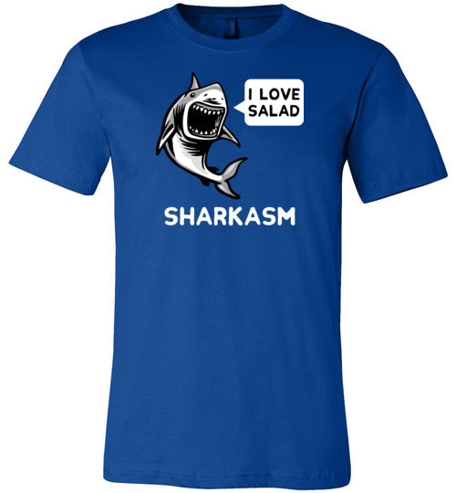 Sharkasm Love Salad Canvas