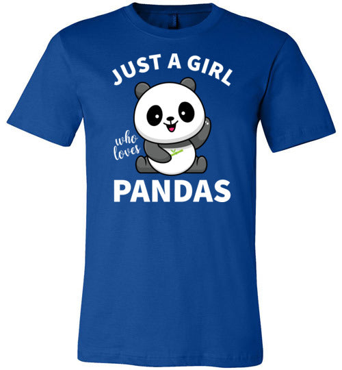 Just a Girl Who Loves Pandas Canvas