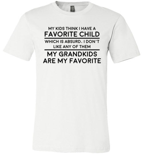 Favorite Child Grandkids Canvas