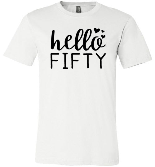 Hello Fifty Canvas