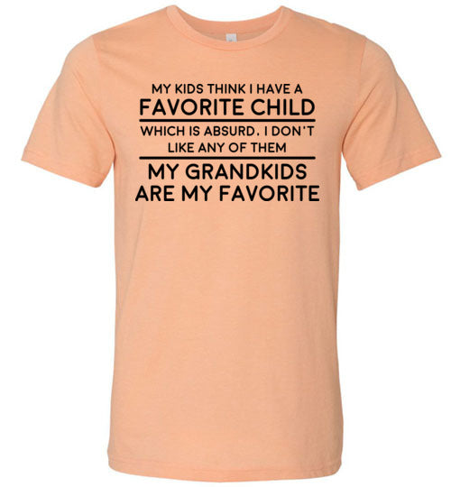 Favorite Child Grandkids Canvas