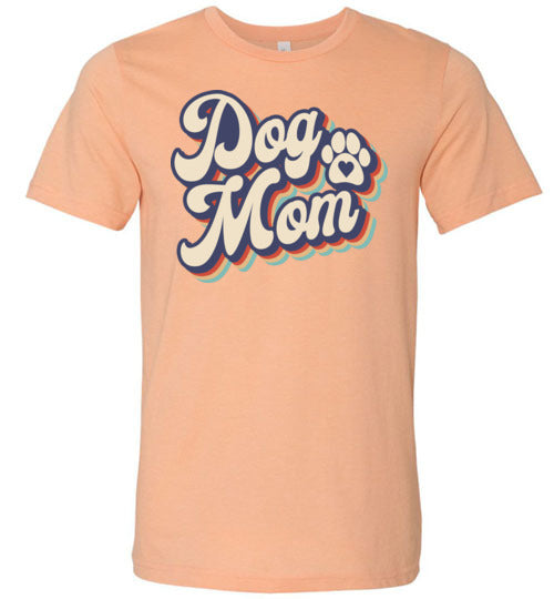 Retro Dog Mom Canvas