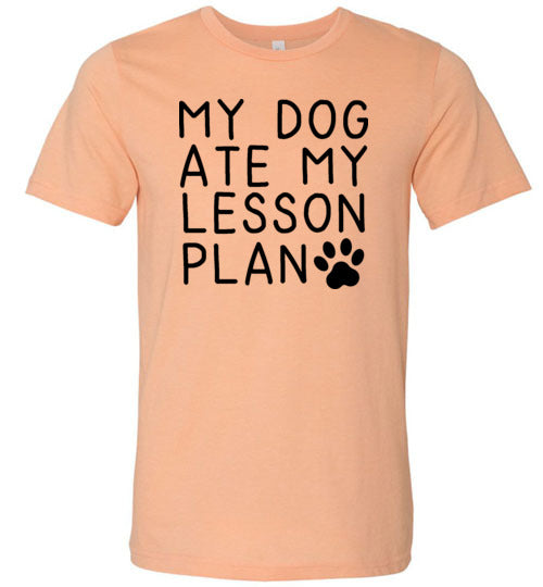 My Dog Ate My Lesson Plan Canvas