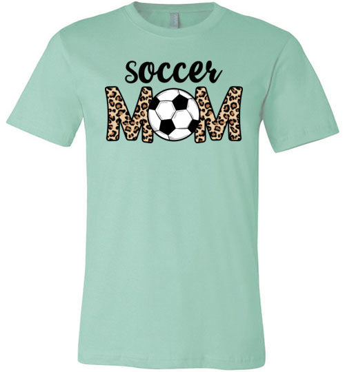 Soccer Mom Leopard Print Canvas