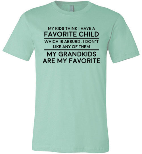 Favorite Child Grandkids Canvas