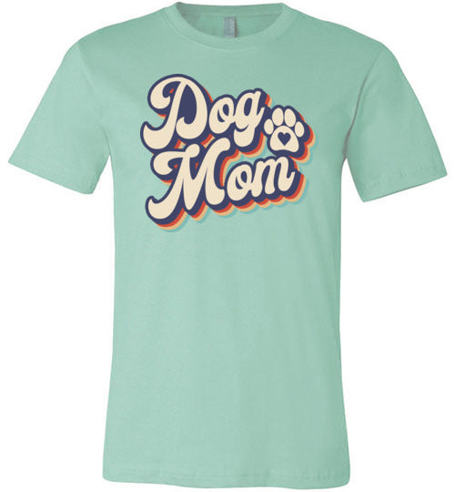 Retro Dog Mom Canvas