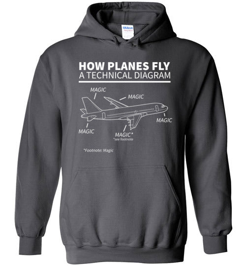 How Planes Fly Magic Hoodie
