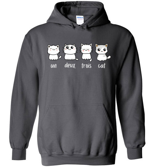 Un Deux Trois Cat Hoodie