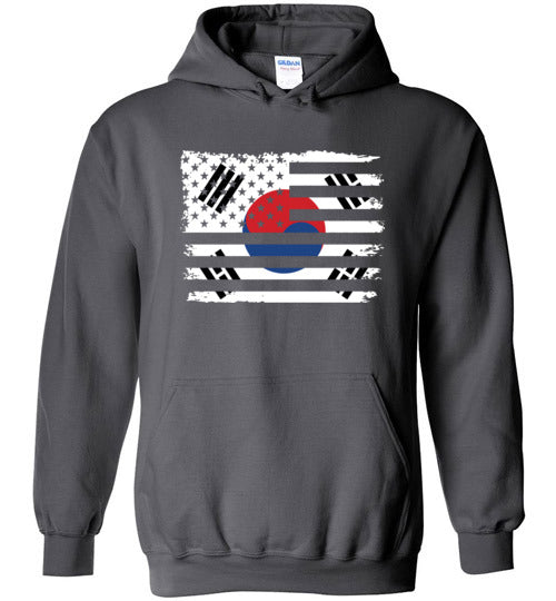 South Korean American Flag Hoodie