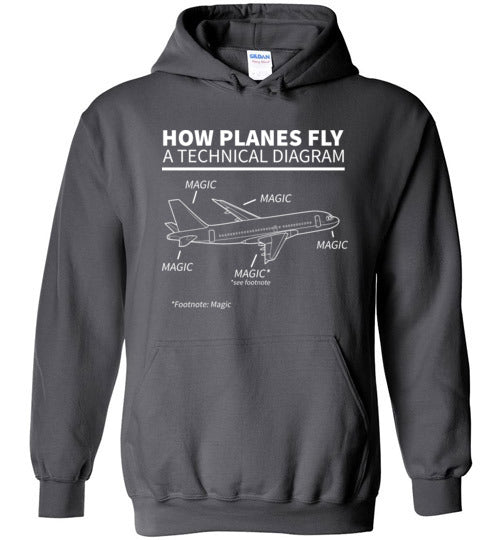 How Planes Fly Magic Hoodie
