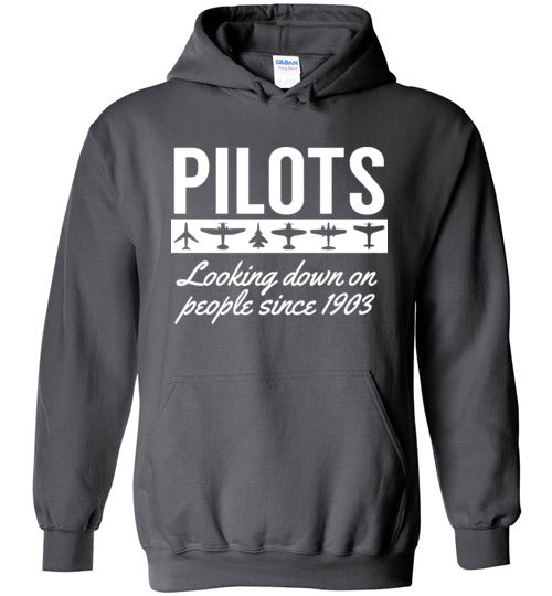 Pilots Looking Down Hoodie