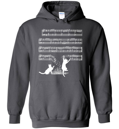 Cat Music Sheets Hoodie