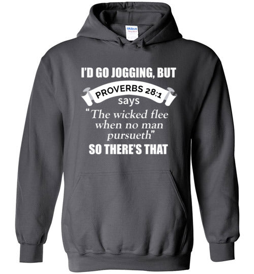 Christian Jogging But Proverbs Hoodie