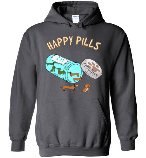 Happy Pills Dachshund Hoodie