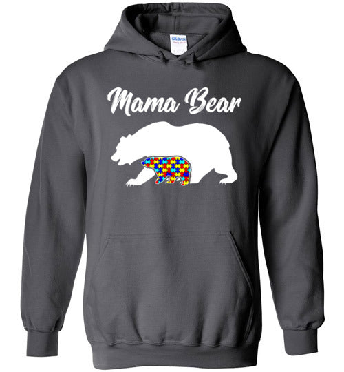 Mama Bear Autism Awareness Hoodie