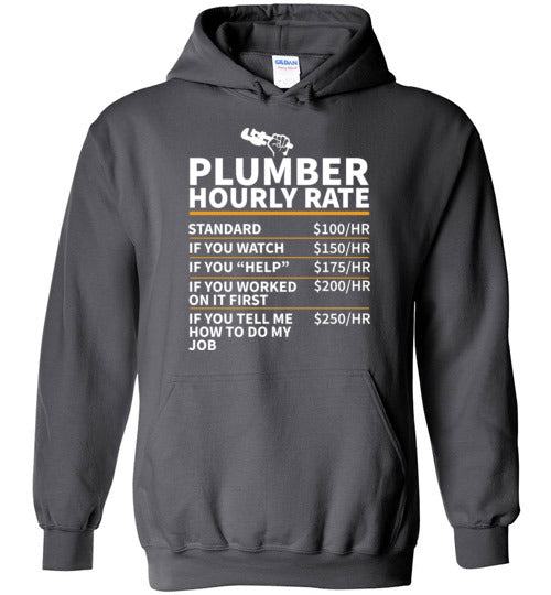 Plumber Hourly Rate Hoodie