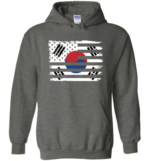 South Korean American Flag Hoodie