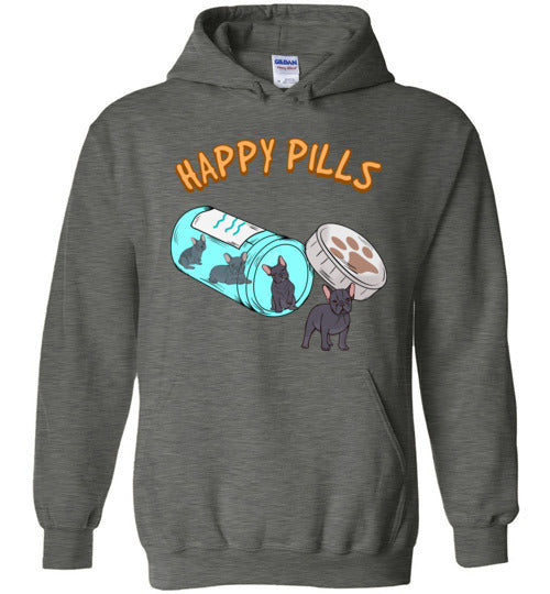Happy Pills French Bulldog Hoodie