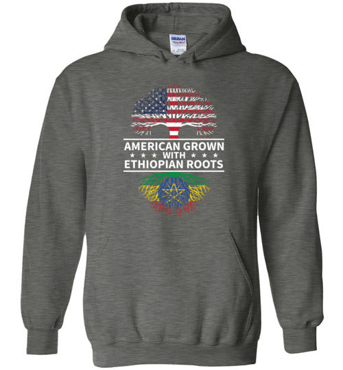 American Grown With Ethiopian Roots Hoodie