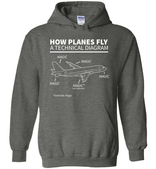 How Planes Fly Magic Hoodie