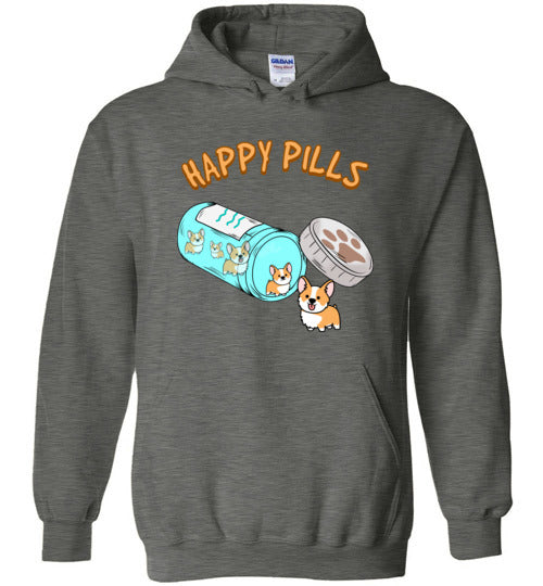 Happy Pills Corgi Hoodie