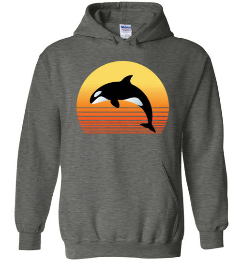 Killer Whale Sunset Hoodie