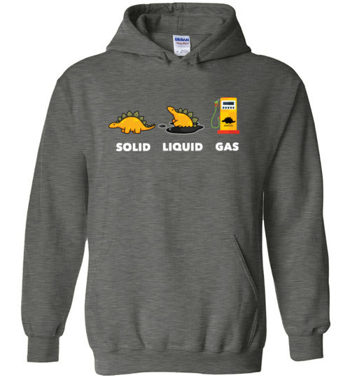 Dinosaur Solid Liquid Gas Hoodie